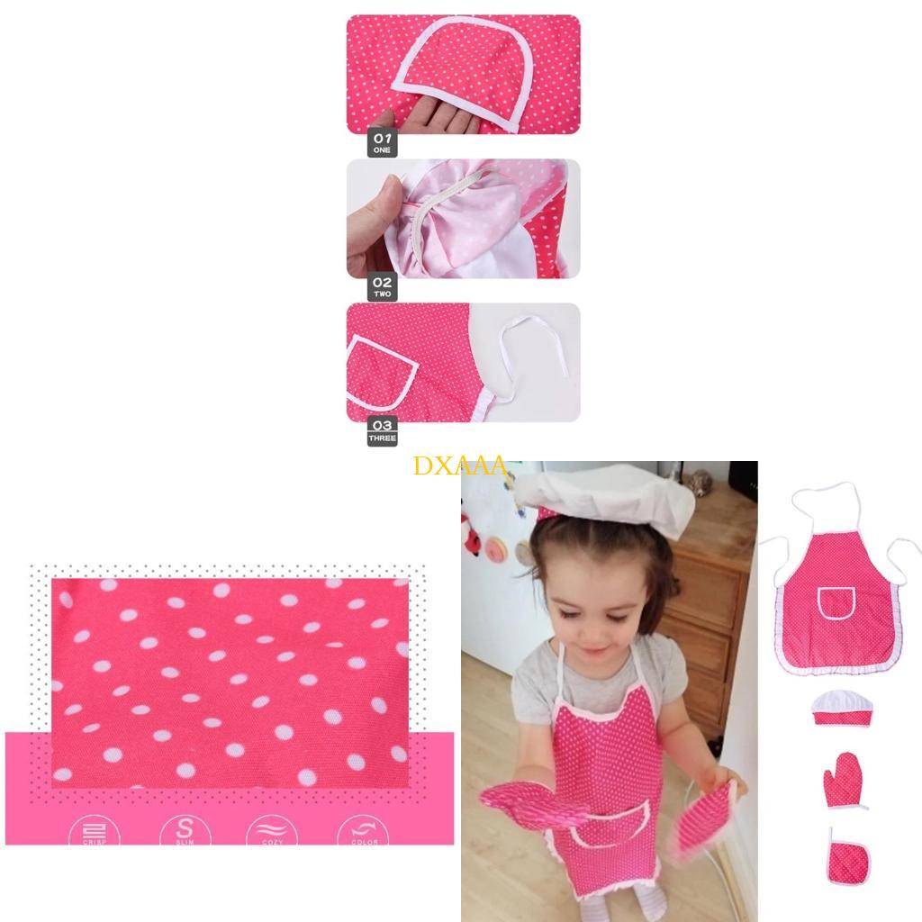 Kitchen Kids Baking Set - Juego disfraces chefs DXAA para niños