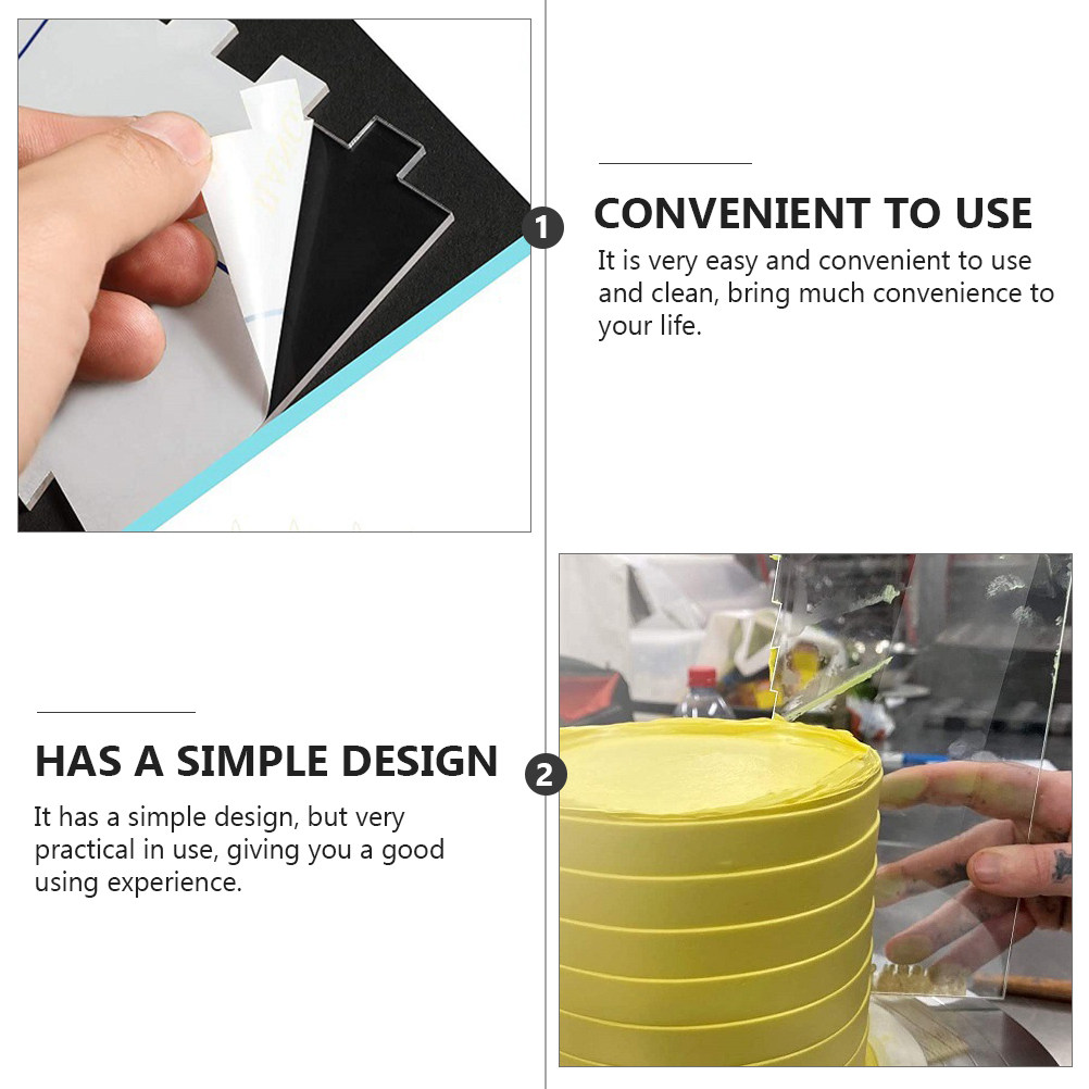 Juego de 6 espátulas transpare - Baking Kitchen Set reseña y precio